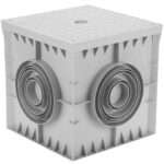 PVC šaht s poklopcem 40x40x40cm